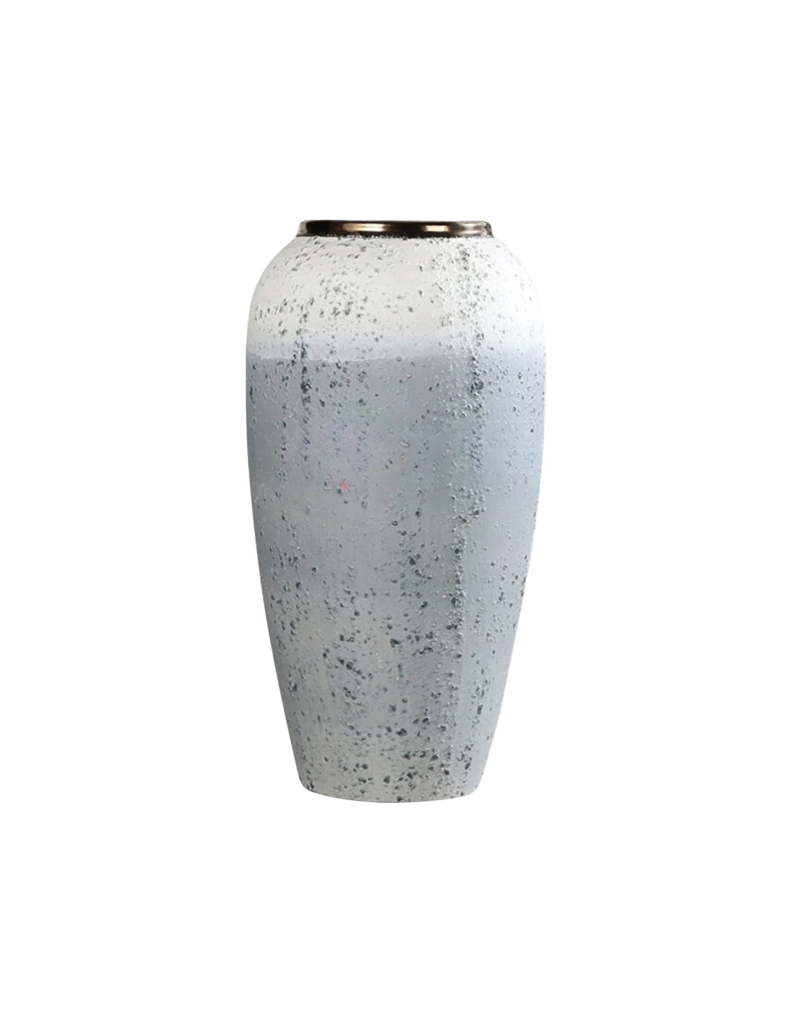 SOGA 35x17cm White and Grey Large Ceramic Flower Vase Elegant Living Room Home Decor