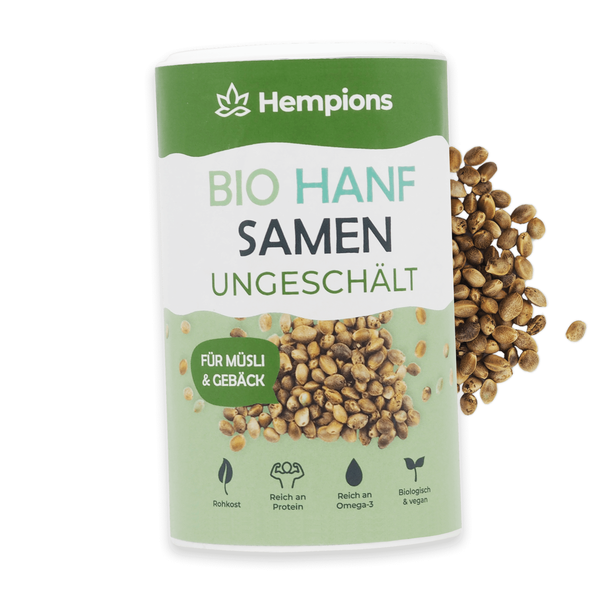Bio Hanfsamen ungeschält