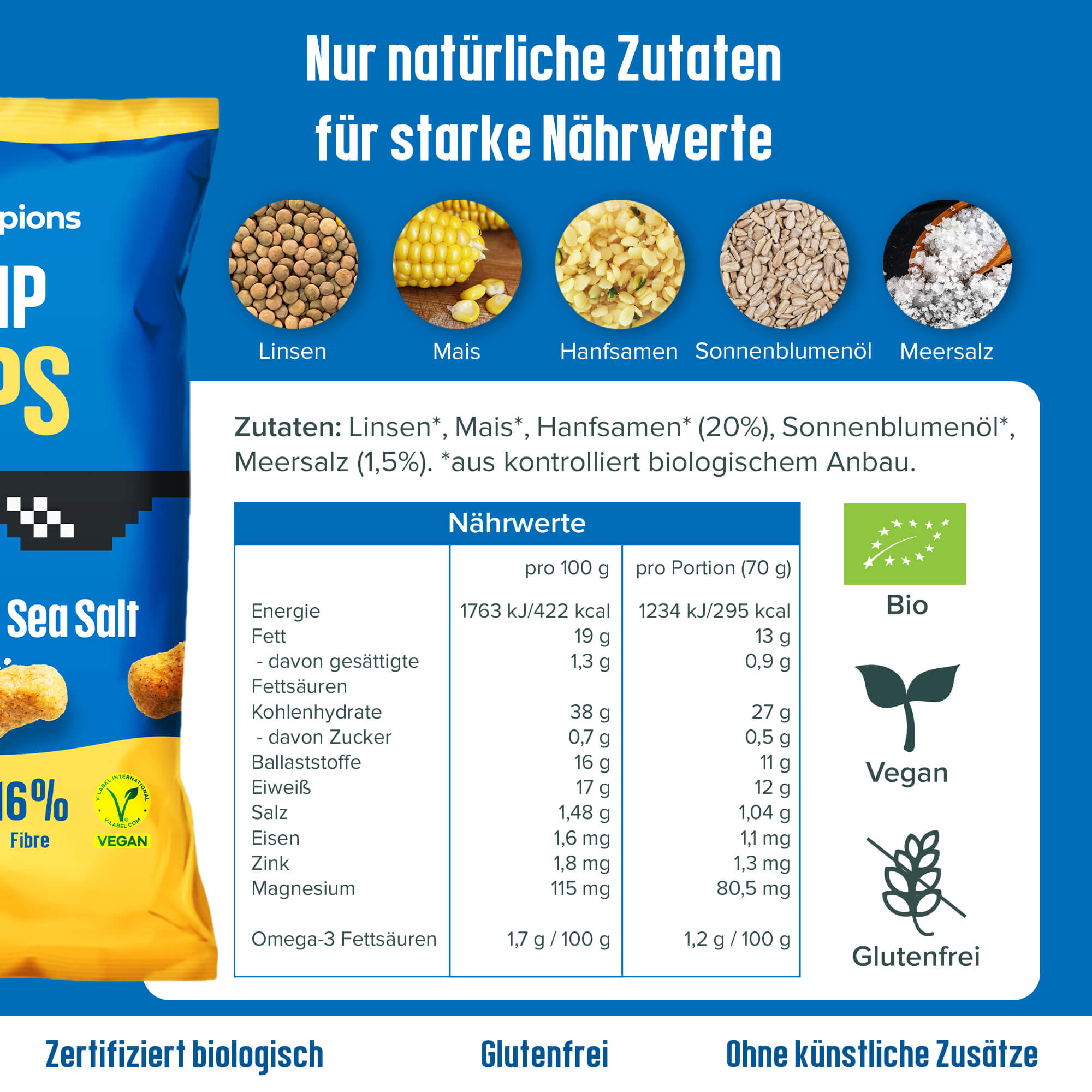 Bio Hemp Flips Sea Salt