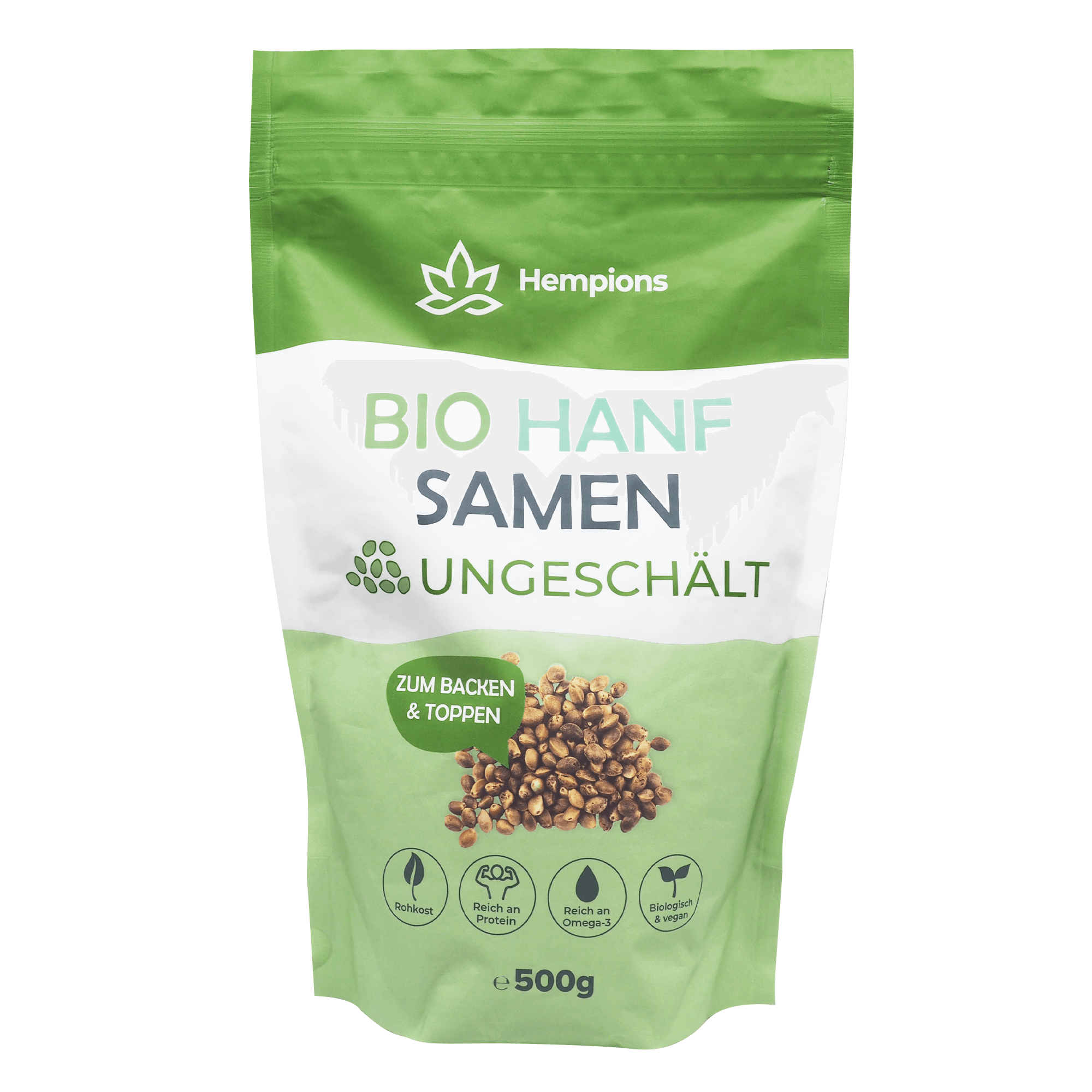 Bio Hanfsamen ungeschält