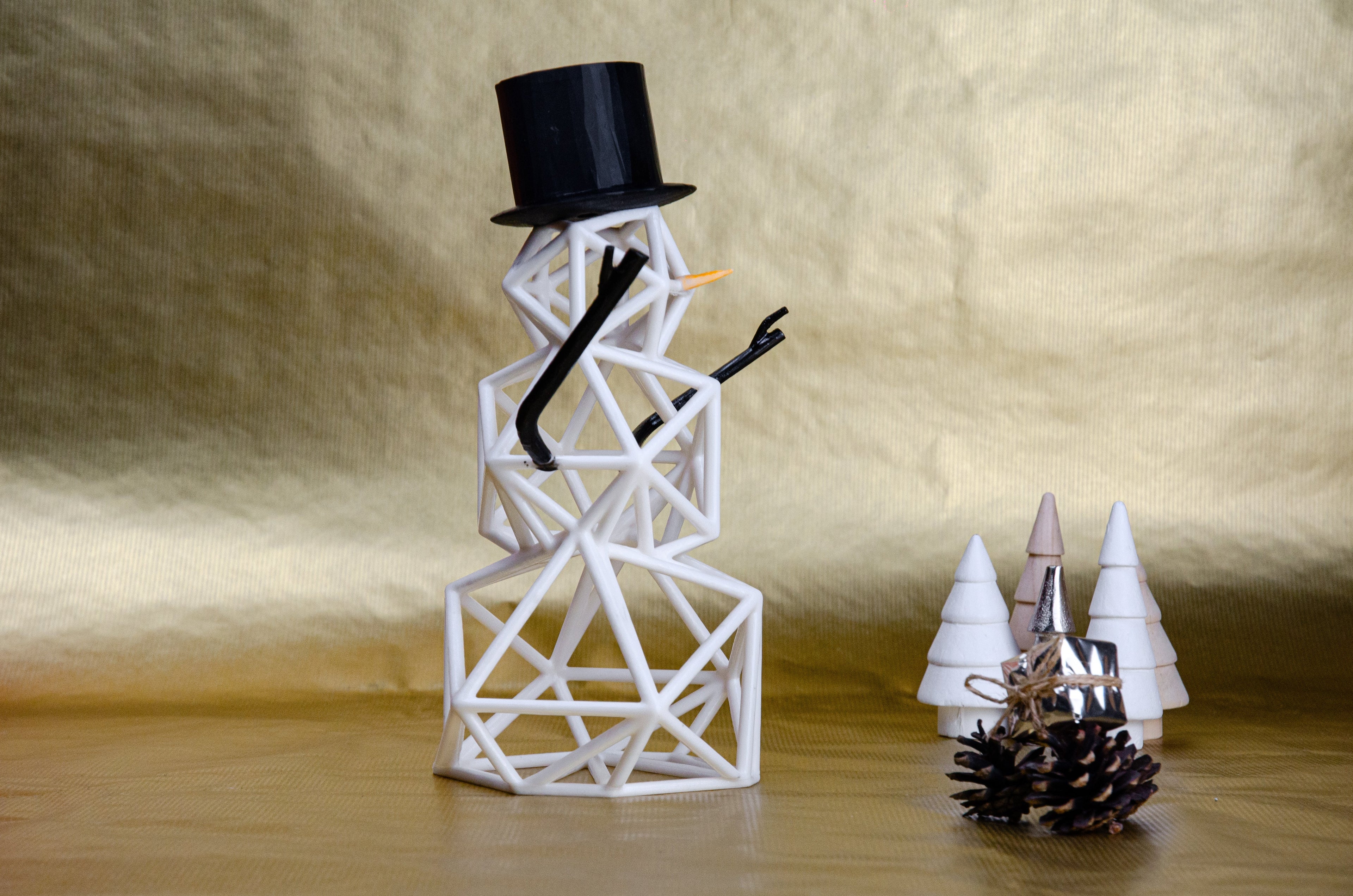 Christmas Snowman Sculpture